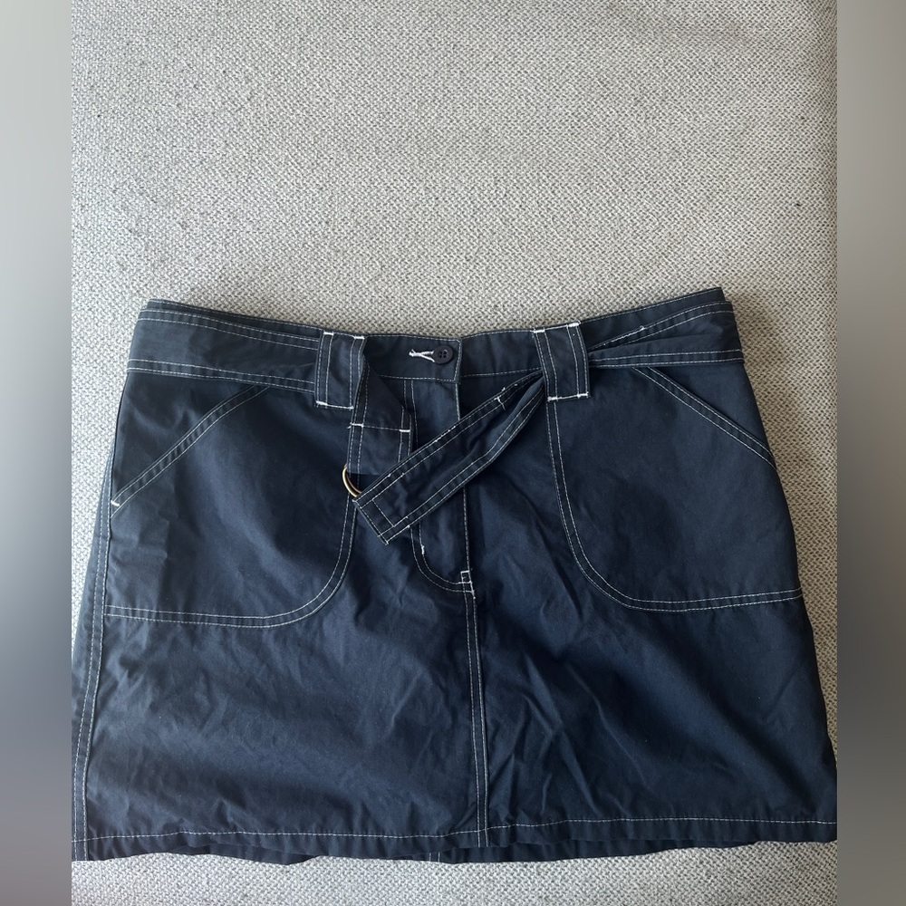 #85 West Coast Connection Dark navi mini skirt / skort with pockets